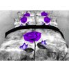 3d Printed Purple Flower Bedding | Beddinginn