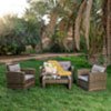 4 Piece Wicker Patio Set - Nice