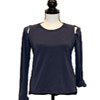 Cold Shoulder Long Sleeve UPF30 Top - Ambernoon