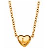 Dainty Heart Initial Necklace - Bohomoon