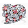 Fancy Pink & White Diamond Ring : Astteria