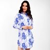 Floral Print Cotton Voile Tunic | Couturelabs