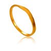 Gold Plated Modern Curve Ring : Acotisdiamonds UAE