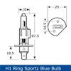 H1 Ring Sportz Blue | Autobulbsdirect