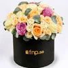 Mix Roses In Black Box : Fnp