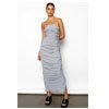 Nora Dress Light Grey | Chiclefrique.com