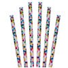 Party Dots Jumbo Paper Straws : Aardvarkstraws