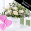 Petite Perfect White Hatbox | Flowers.ae Promo