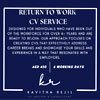 Return To Work Cv Service : Itsherway Coupon