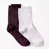 Shimmer Crew Sock Set : Ann Taylor