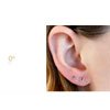 Small Ripple Stud Earring | Amandapearl.com
