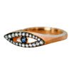 Studded Evil Eye Ring - Ammanii