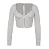 Affetto Lace Long Sleeve Top | Cosettediames