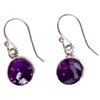 Amethyst Drop Earrings : Energy Muse UAE