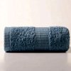 Blue Dash Striped Bath Towel | Thelinen