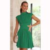 Collar Open Waist Short Dress | Voghion