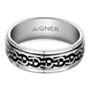 Dafne Stainless Steel Ring 62 : Aignermunich.ae