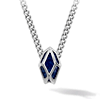 Dumortierite Alien Geometric Logo Necklace | Awnl.se