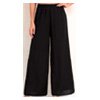 Elastic Waist High Waisted Pants : Rotita