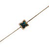 Gold Flower Chain Bracelet : Wish Fine Jewelry UAE