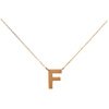 Gold Letter J Initial Pendant Necklace | Wishfinejewelry