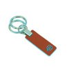 Leather Key Ring With Ring And Snap Hook - Studioarch