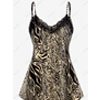 Leopard V Cut Back Cami Top | Rosegal.com