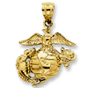 Marine Corps Pendant For Necklace | Goldia.com