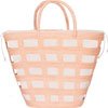 Paros Large Straw Vented Tote Bag - Sand Dollar Dubai