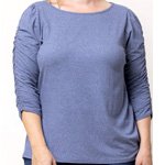 Reverie Ruched Top - Kiyonna.com