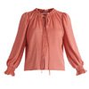 Ruched Collar Blouse - Paisie