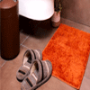 Rust Solids Microfiber Bath Mat - Urbanladder