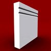 Square Edge V Grooved 2 Mdf - Skirtingking.co.uk