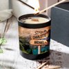 Sunset Over Mountains Couples Candle | Adorbcustomtees.com