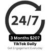 Tiktok Daily Engagement | 24 Hour Views