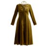 Velvet Tie-Neck Dress | Paisie.com