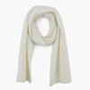 White Wool Scarf : Balabooste.com